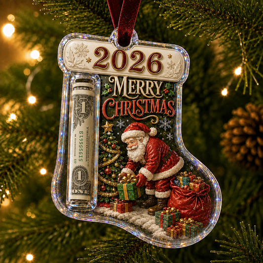 🎄🎄🎅 2026 Christmas Gift 50% Off--Cash Clip Christmas Tree Ornament