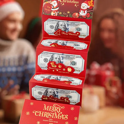 🔥BUY 1 GET 1 FREE🎅🎄Foldable 6-Slot Christmas Red Envelope