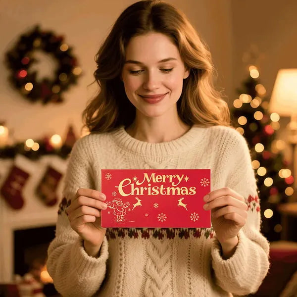 🔥BUY 1 GET 1 FREE🎅🎄Foldable 6-Slot Christmas Red Envelope