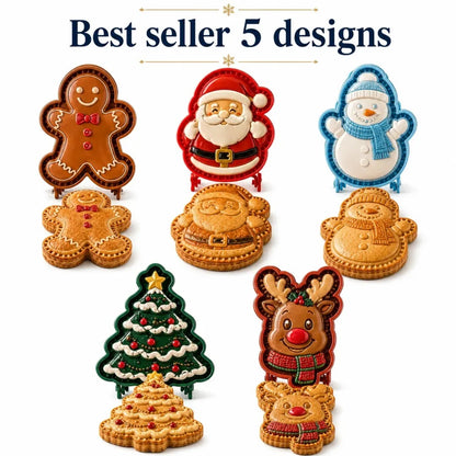🎄 9‑Design Christmas Mini Pie Mold Collection🥧✨