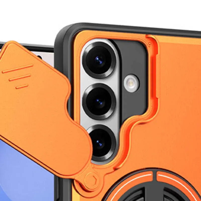 🔥 Flash Sale: 49% OFF! 🔥Samsung Phone Case – Sliding Camera Cover, Rotatable Ring, Magnetic Mount