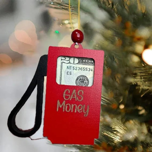 🌼🎅CHRISTMAS GIFT🎁--💸Gas (Shopping) Money Ornament