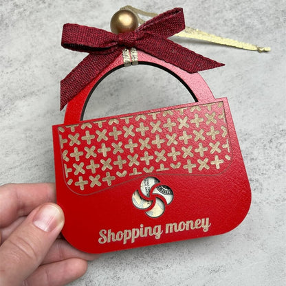 🌼🎅CHRISTMAS GIFT🎁--💸Gas (Shopping) Money Ornament