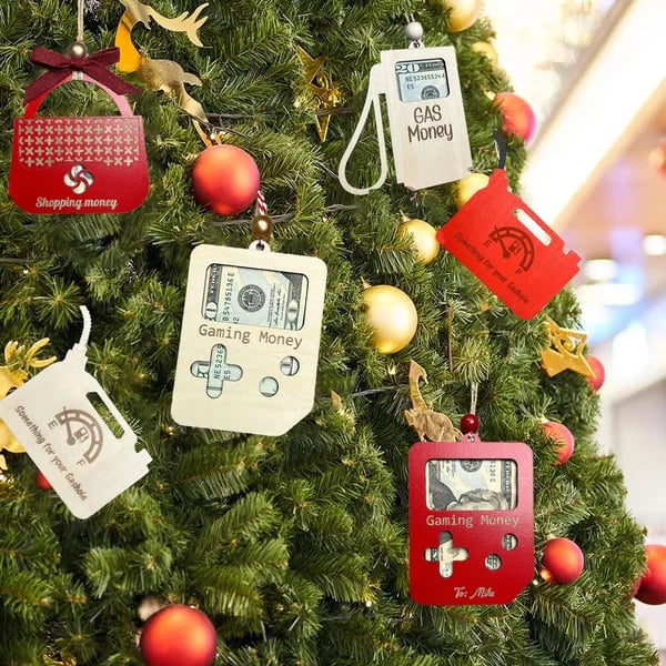 🌼🎅CHRISTMAS GIFT🎁--💸Gas (Shopping) Money Ornament