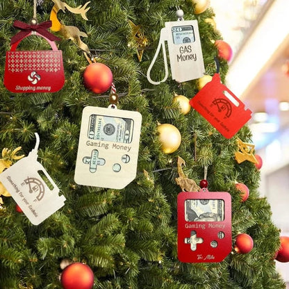🌼🎅CHRISTMAS GIFT🎁--💸Gas (Shopping) Money Ornament