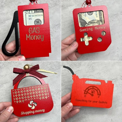 🌼🎅CHRISTMAS GIFT🎁--💸Gas (Shopping) Money Ornament
