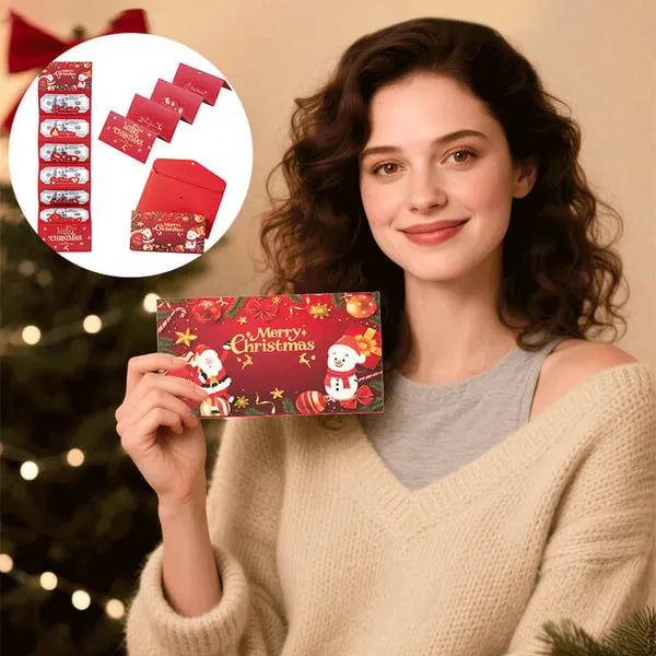 🔥BUY 1 GET 1 FREE🎅🎄Foldable 6-Slot Christmas Red Envelope