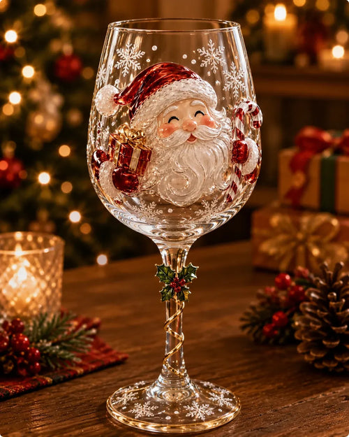 🌼🎁Christmas Wine Glass Collection Box Set✨