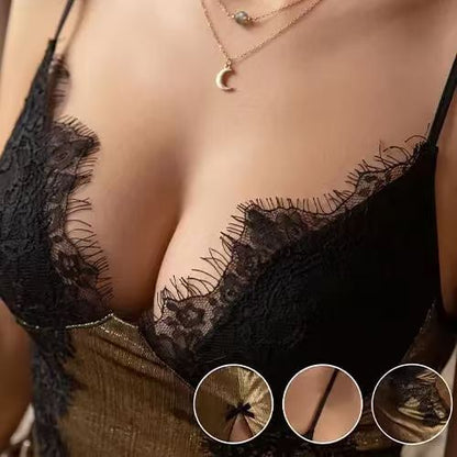 🌼Sexy Lace Splice Sleep Dress