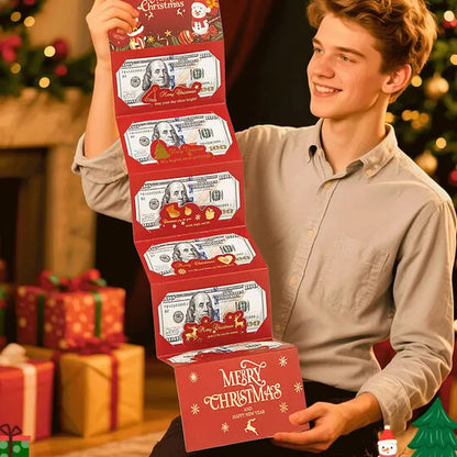 🔥BUY 1 GET 1 FREE🎅🎄Foldable 6-Slot Christmas Red Envelope