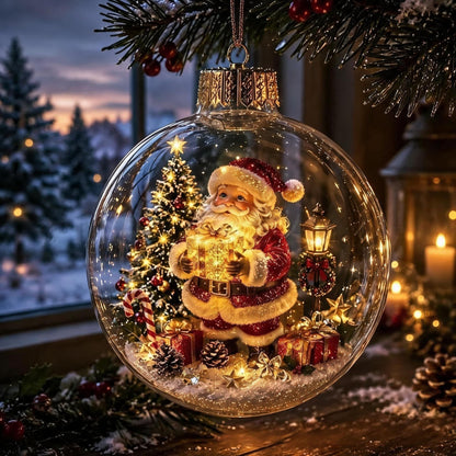 🎁✨Glowing Christmas Diorama Ornament🎄