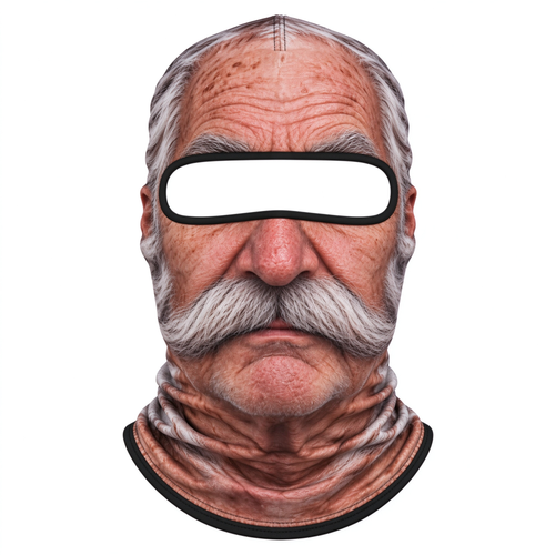 🔥Hot Sale 50% OFF👴3D Realistic Old Man Face Balaclava Mask