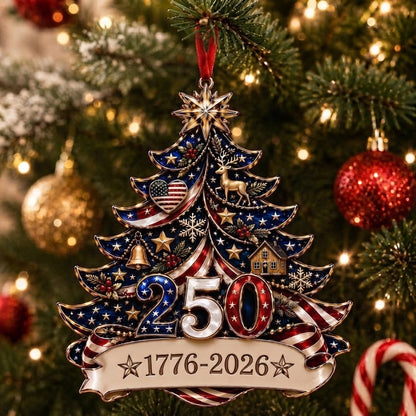 🎁🇺🇸 America 250th Anniversary Christmas Ornament
