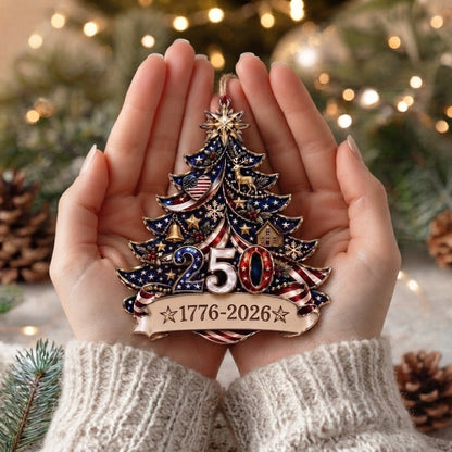 🎁🇺🇸 America 250th Anniversary Christmas Ornament