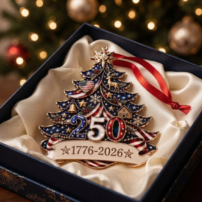 🎁🇺🇸 America 250th Anniversary Christmas Ornament