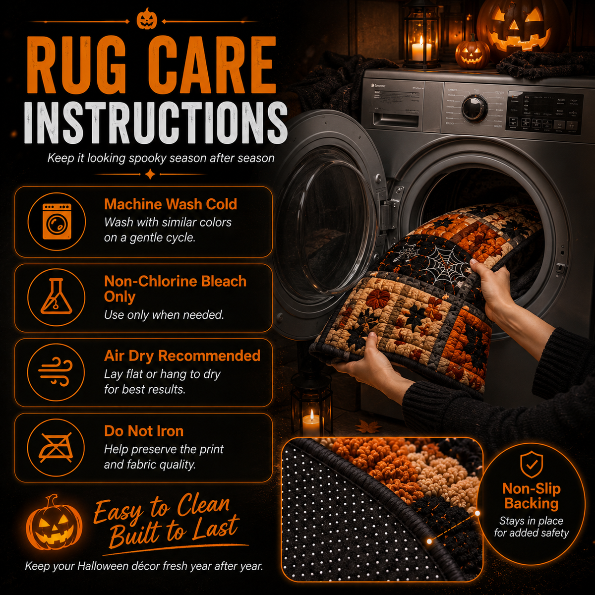 🎄🎄49% Off Last Day 🎄 3D Haunted Vortex Round Halloween Rug