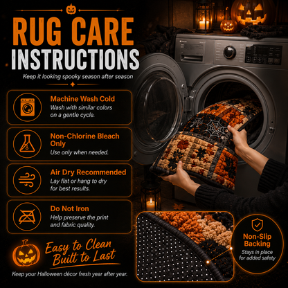 🎄🎄49% Off Last Day 🎄 3D Haunted Vortex Round Halloween Rug