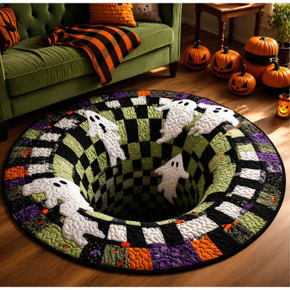 🎄🎄49% Off Last Day 🎄 3D Haunted Vortex Round Halloween Rug