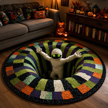 🎄🎄49% Off Last Day 🎄 3D Haunted Vortex Round Halloween Rug