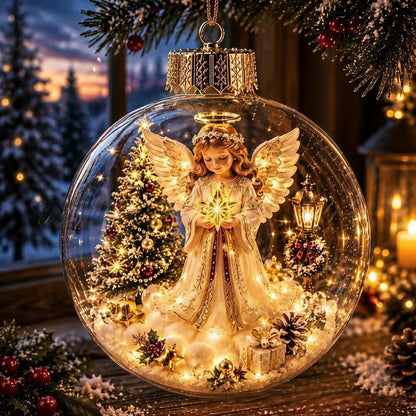 🎁✨Glowing Christmas Diorama Ornament🎄