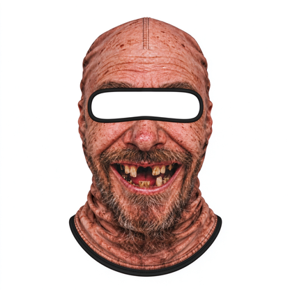 🔥Hot Sale 50% OFF👴3D Realistic Old Man Face Balaclava Mask