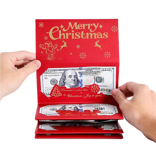 🔥BUY 1 GET 1 FREE🎅🎄Foldable 6-Slot Christmas Red Envelope