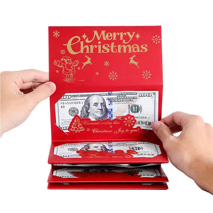 🔥BUY 1 GET 1 FREE🎅🎄Foldable 6-Slot Christmas Red Envelope