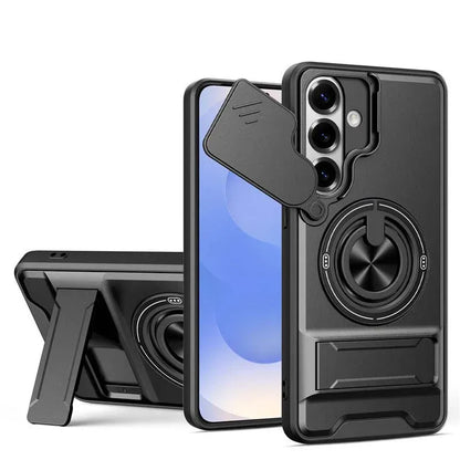 🔥 Flash Sale: 49% OFF! 🔥Samsung Phone Case – Sliding Camera Cover, Rotatable Ring, Magnetic Mount