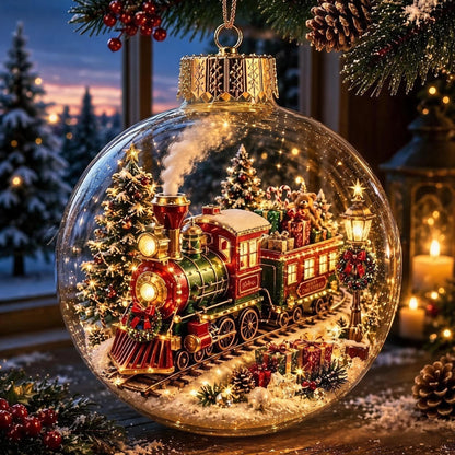 🎁✨Glowing Christmas Diorama Ornament🎄