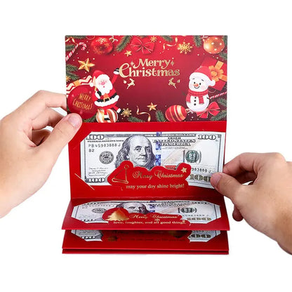🔥BUY 1 GET 1 FREE🎅🎄Foldable 6-Slot Christmas Red Envelope