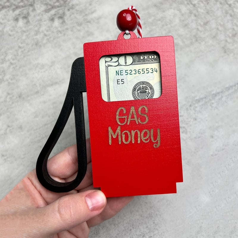 🌼🎅CHRISTMAS GIFT🎁--💸Gas (Shopping) Money Ornament