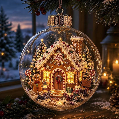 🎁✨Glowing Christmas Diorama Ornament🎄