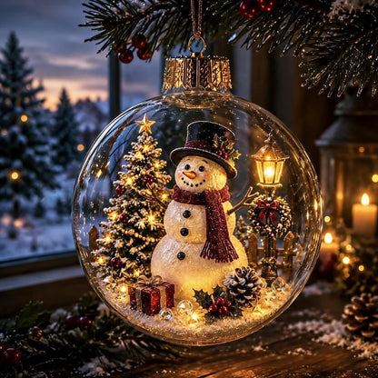 🎁✨Glowing Christmas Diorama Ornament🎄