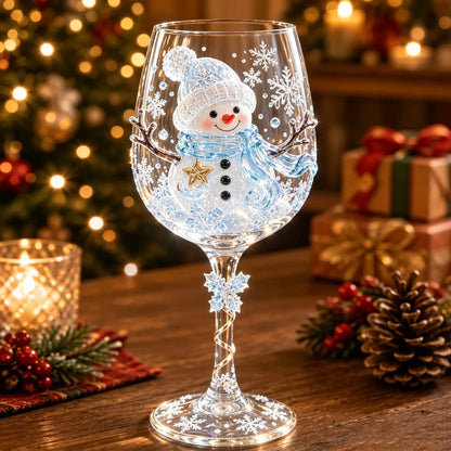 🌼🎁Christmas Wine Glass Collection Box Set✨