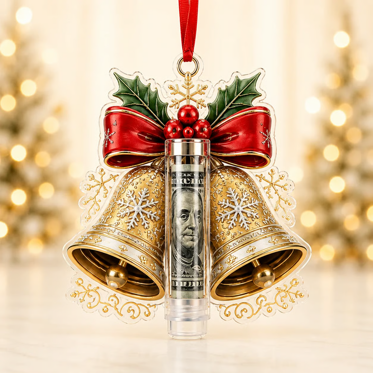🎁💵 Christmas Cash Holder Ornament — Turn Cash Into a Christmas Surprise