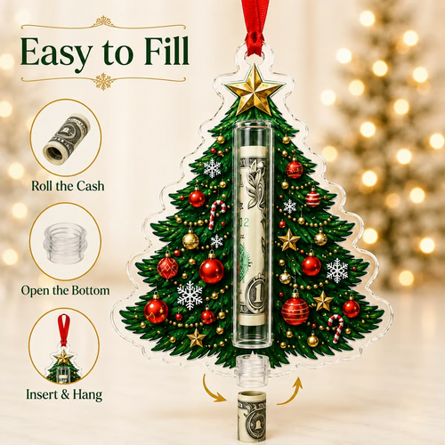 🎁💵 Christmas Cash Holder Ornament — Turn Cash Into a Christmas Surprise