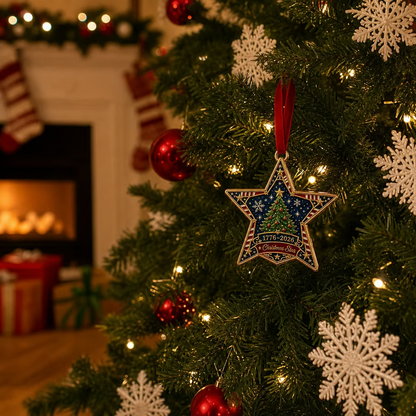 💯🔥50% OFF - 🎄 A Perfect Patriotic Christmas Keepsake For A Historic Year