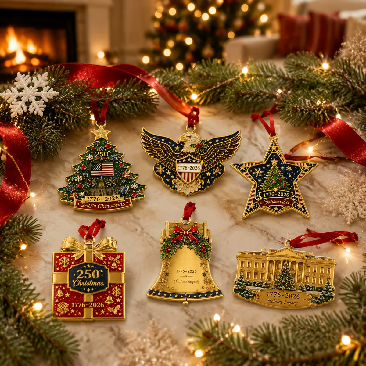 💯🔥50% OFF - 🎄 A Perfect Patriotic Christmas Keepsake For A Historic Year