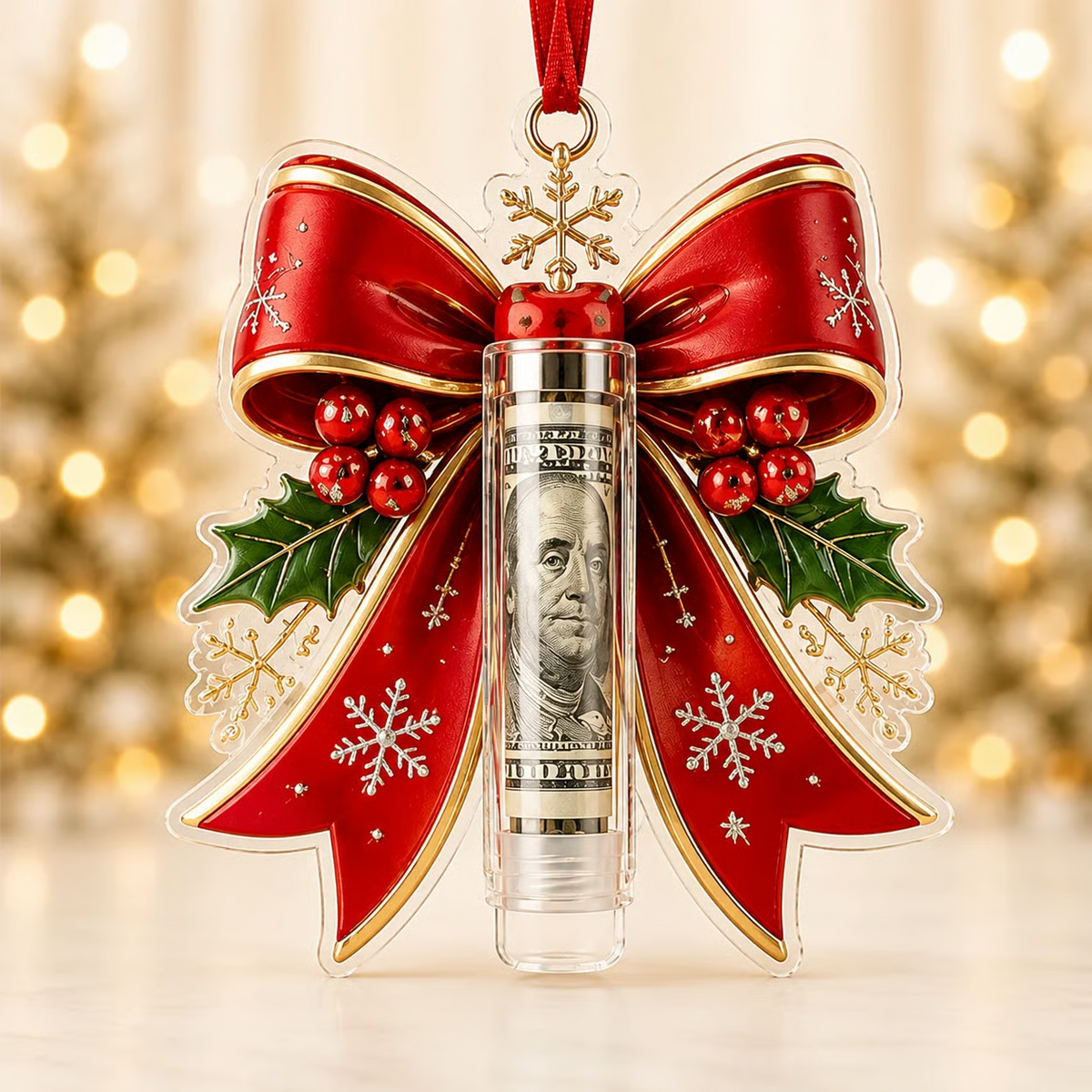 🎁💵 Christmas Cash Holder Ornament — Turn Cash Into a Christmas Surprise